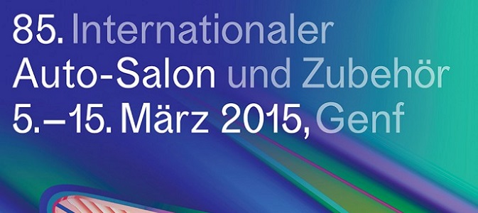 Auto-Salon Genf 2015 Teaserplakat